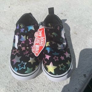 Vans Kids Starry Black Sneakers
